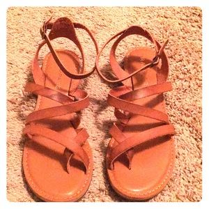 Beautiful Nude Rampage Strappy Sandals